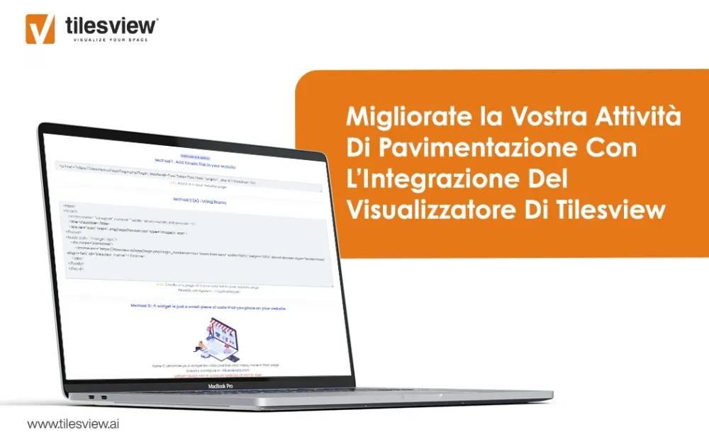 Migliorate la vostra attività di pavimentazione con l'integrazione del visualizzatore di Tilesview